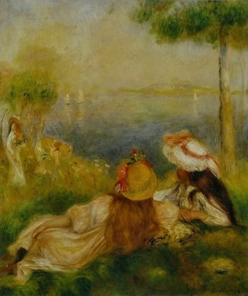 Mädchen am Meer - Pierre-Auguste Renoir