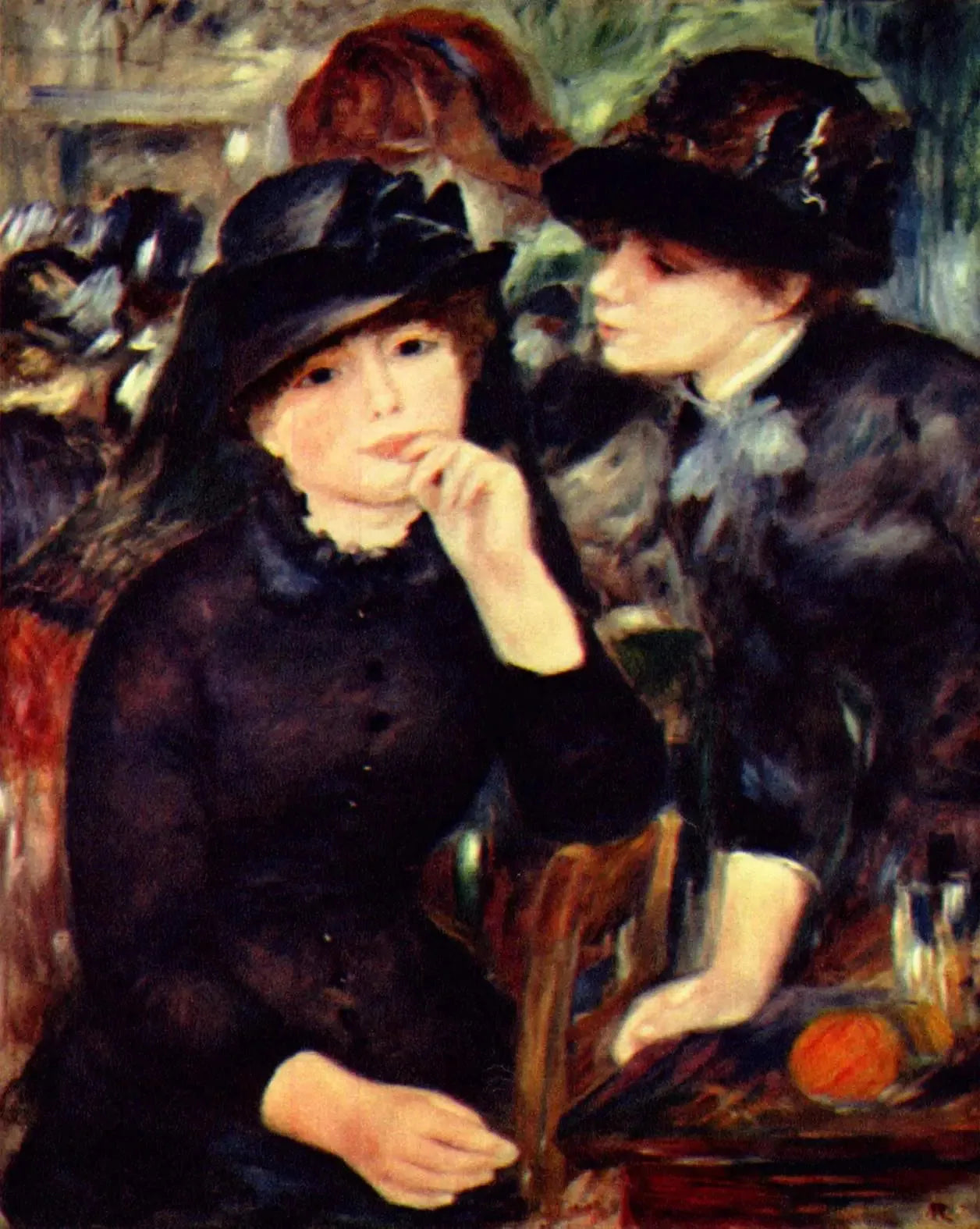 Jeunes Filles en noir - Pierre-Auguste Renoir image 1 tableau peint à l’huile sur toile