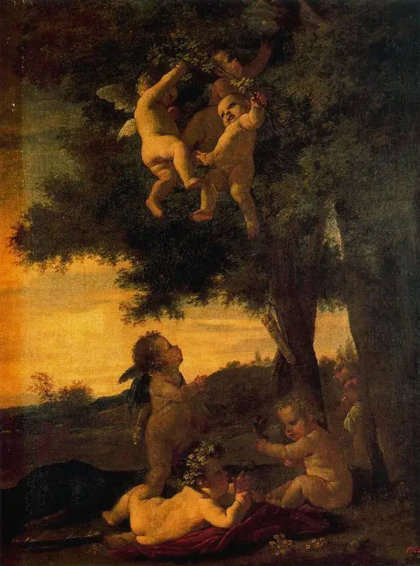 Kinderspiele und Putti - Nicolas Poussin