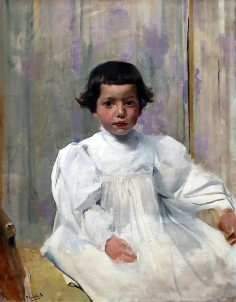 Joaquín Sorolla García in Weiß - Joaquín Sorolla