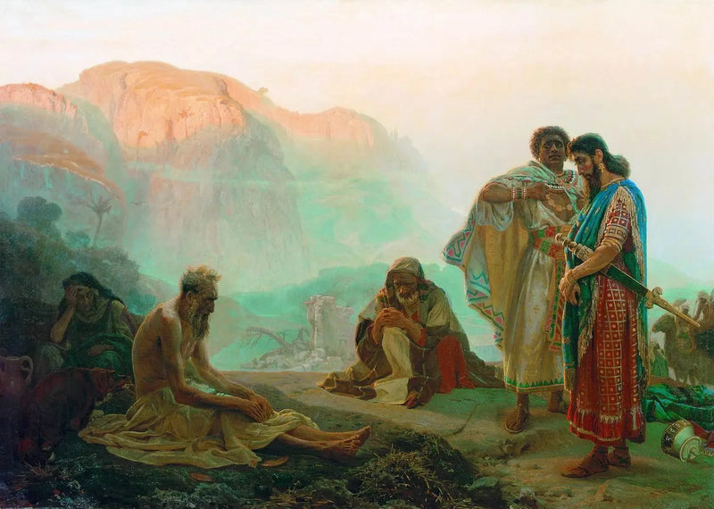 Job und seine Freunde - Ilya Repin