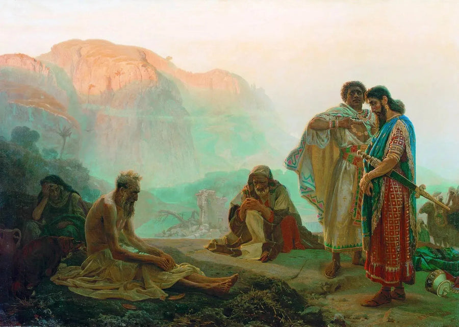 Job und seine Freunde - Ilya Repin