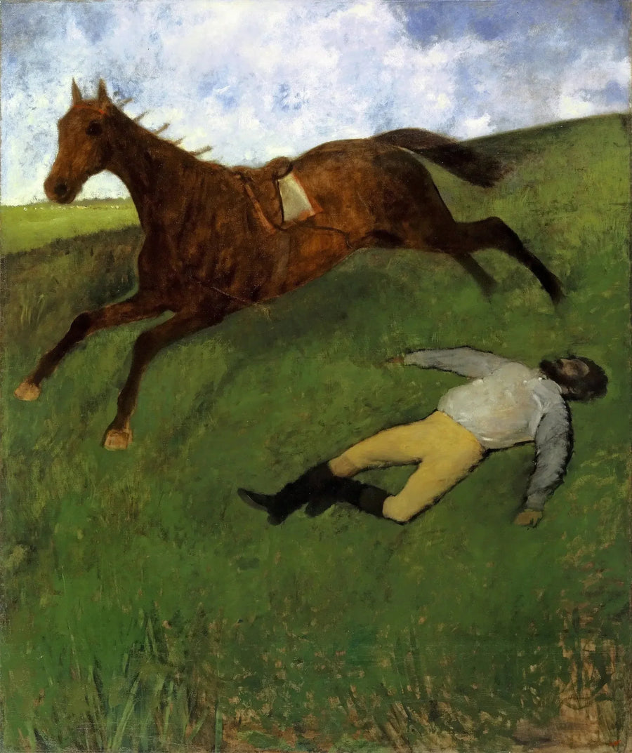 Verletzter Jockey - Edgar Degas