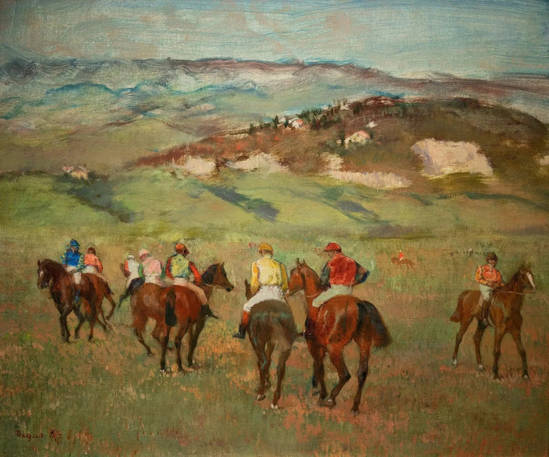 Reiter vor den fernen Hügeln - Edgar Degas