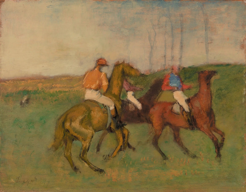 Jockeys und Rennpferde - Edgar Degas