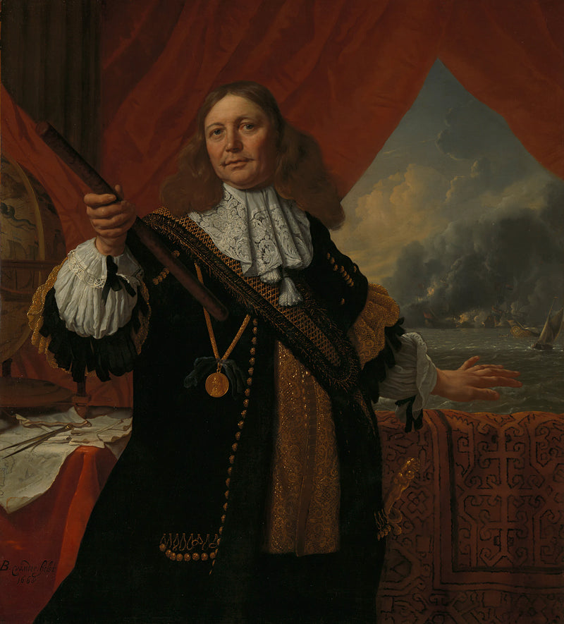 Johan de Liefde (vers 1619-73). Vice-amiral - Bartholomeus van der Helst