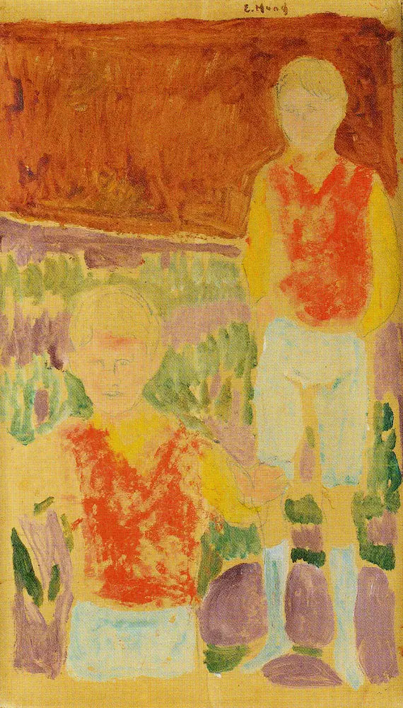 Johan Martin und Sten Stenersen - Edvard Munch