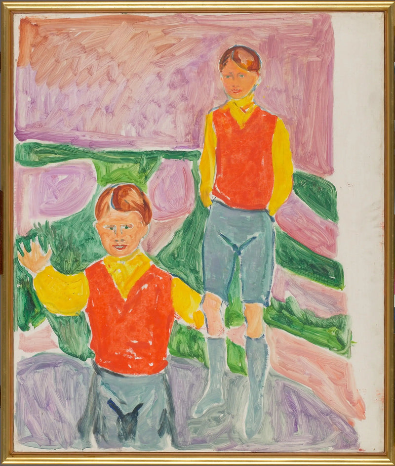 Johan Martin und Sten Stenersen - Edvard Munch
