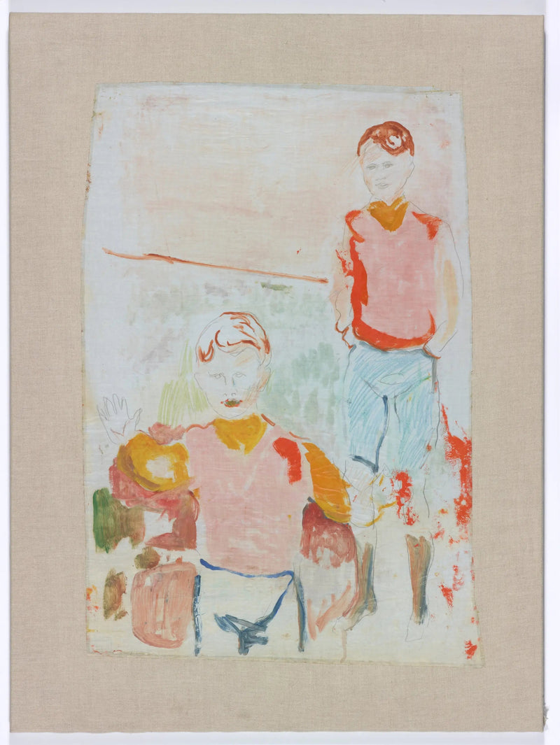 Johan Martin und Sten Stenersen - Edvard Munch