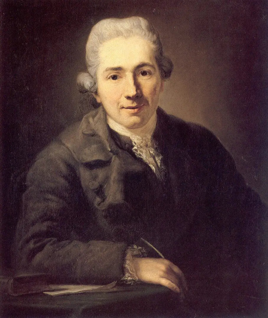 Johann Jacob Engel (1741-1802) - Anton Graff image 1 copie de tableau peinte à la main