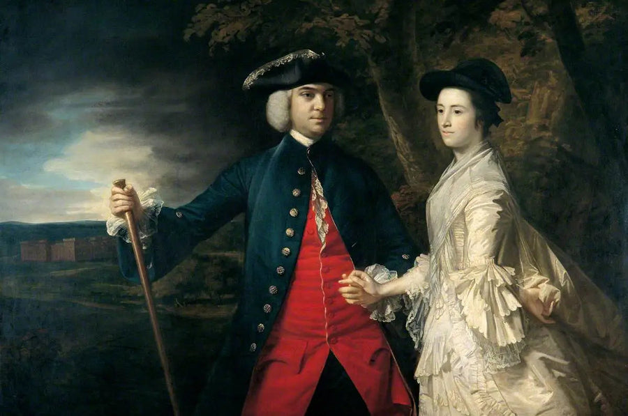 John, 2. Graf von Egmont und seine zweite Ehefrau Catherine - Joshua Reynolds