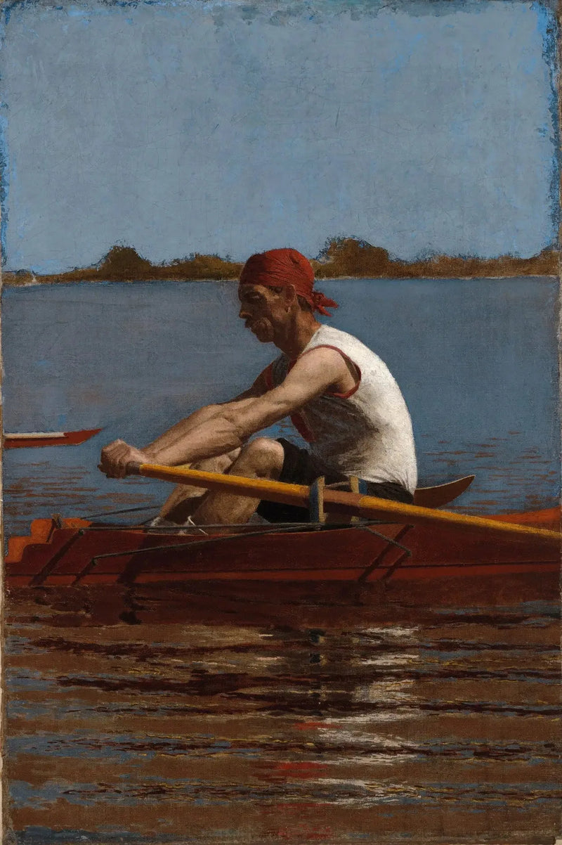 John Biglin in einem Skiff - Thomas Eakins