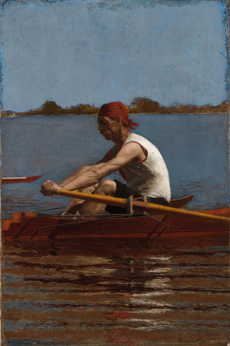 John Biglin in einem Skiff - Thomas Eakins