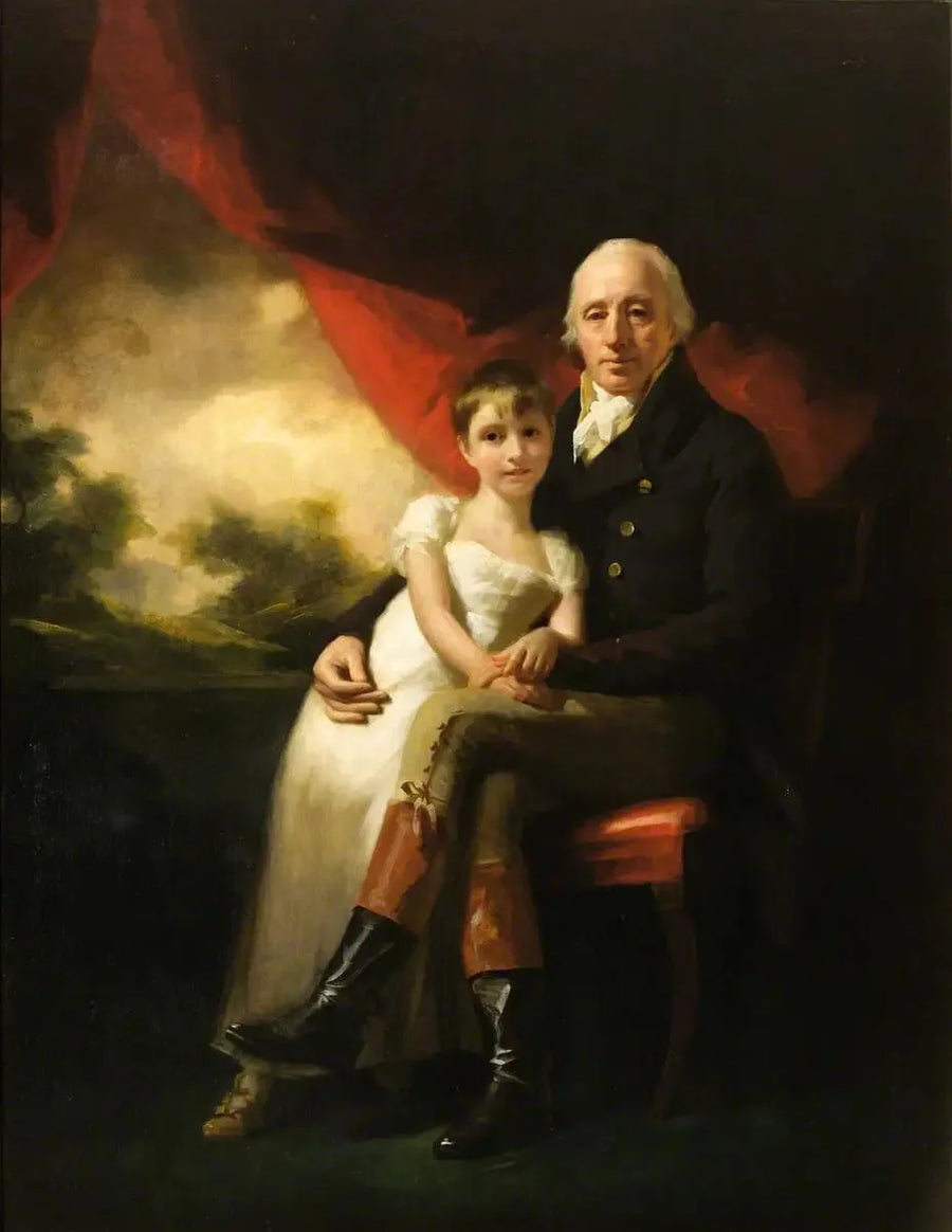 John Stirling de Kippendavie (1742–1816) und seine jüngste Tochter, Jean Wilhelmina (1804–1859) - Henry Raeburn