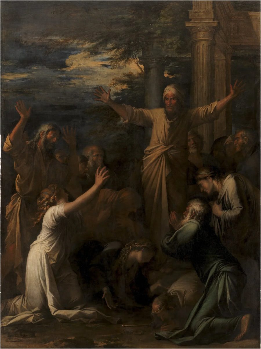 Jonas prêche aux habitants de Ninive - Salvator Rosa
