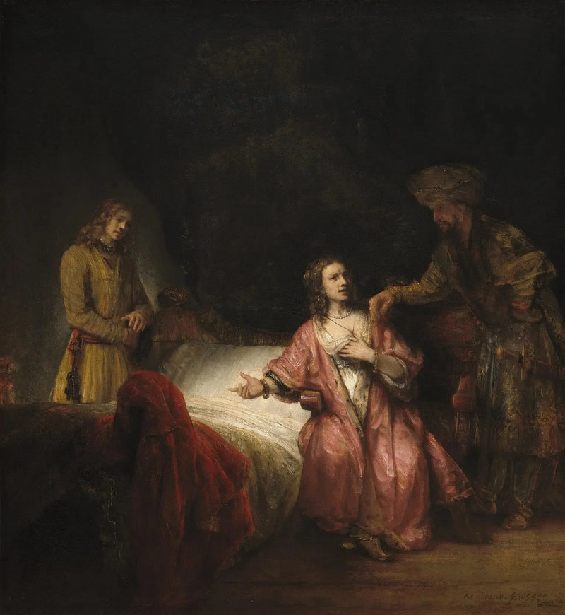 Joseph von der Frau Potiphars beschuldigt - Rembrandt