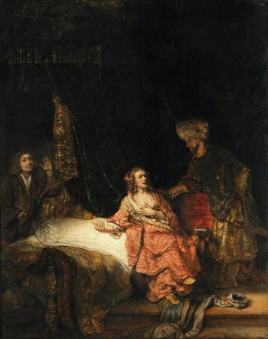 Joseph von der Frau Potiphars beschuldigt - Rembrandt