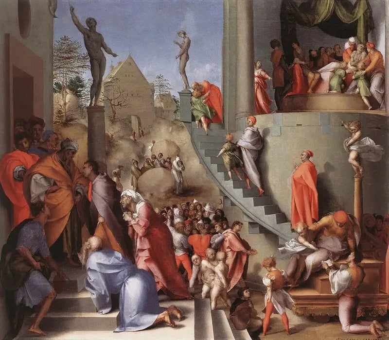 Joseph in Ägypten - Pontormo