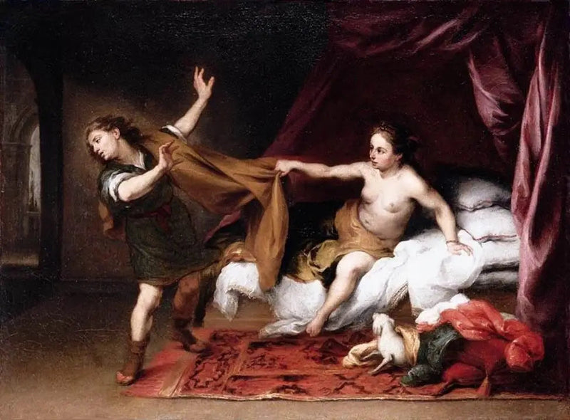 Joseph und die Frau des Putiphar - Bartolomé Esteban Murillo