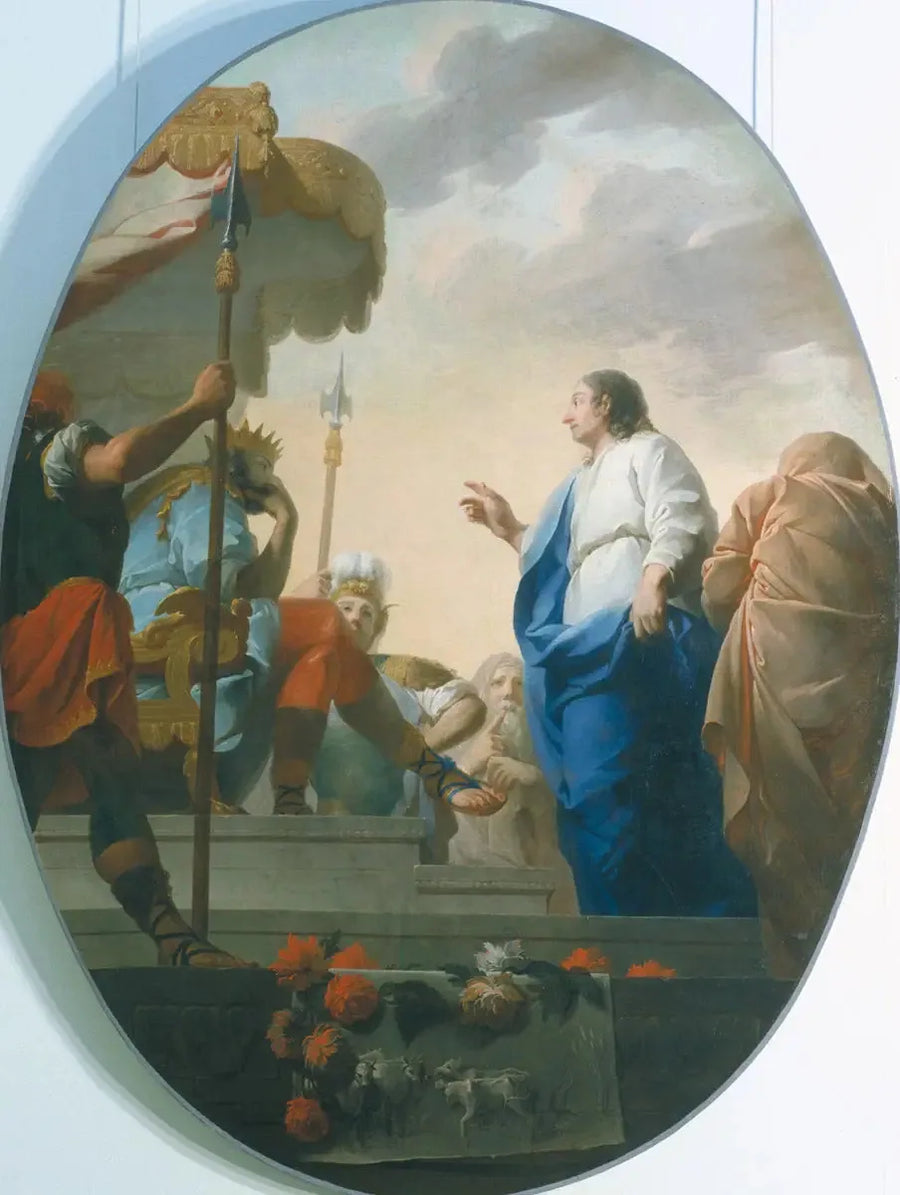 Joseph erklärt die Träume des Pharao - Pierre Subleyras