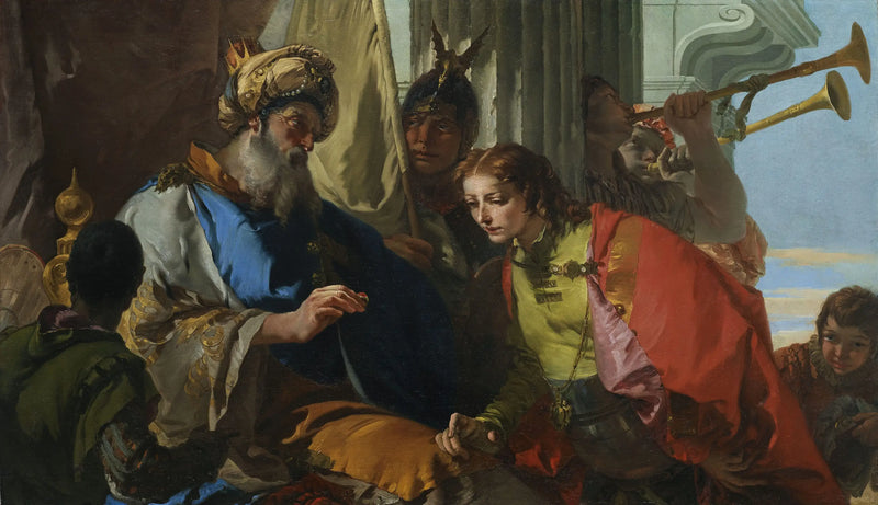 Joseph erhält den Ring des Pharao - Giovanni Battista Tiepolo