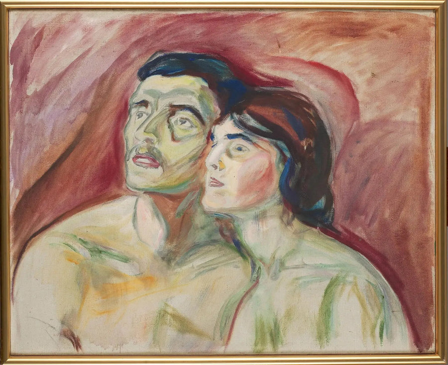 Wange gegen Wange - Edvard Munch