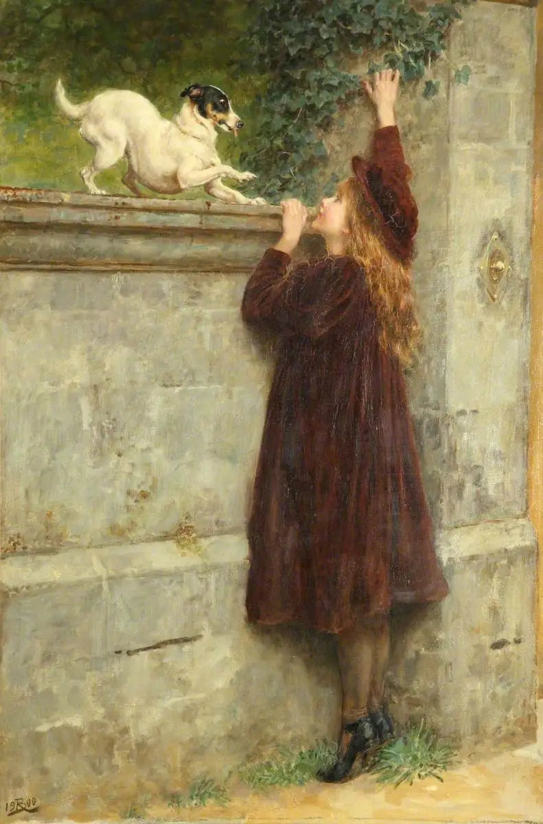 Spielen mit den Kameraden - Briton Rivière