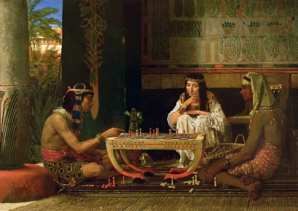 joueur d'échecs - Lawrence Alma-Tadema image 1 tableau peint à l’huile sur toile