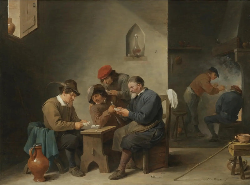 Kartenspieler - David Teniers der Jüngere