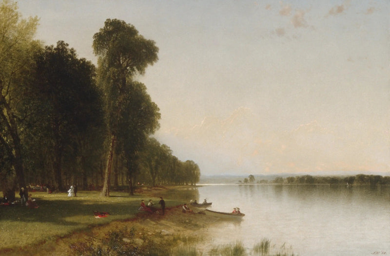 Sommertag am Conesus-See - John Frederick Kensett
