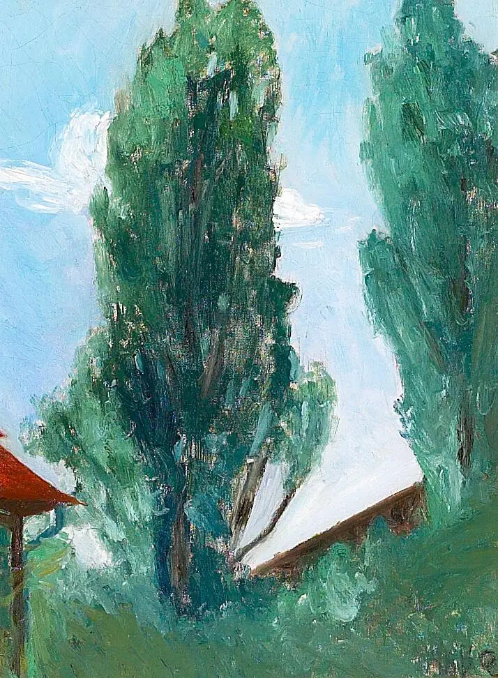 Sommertag mit großen Dreien. - H. A. Brendekilde