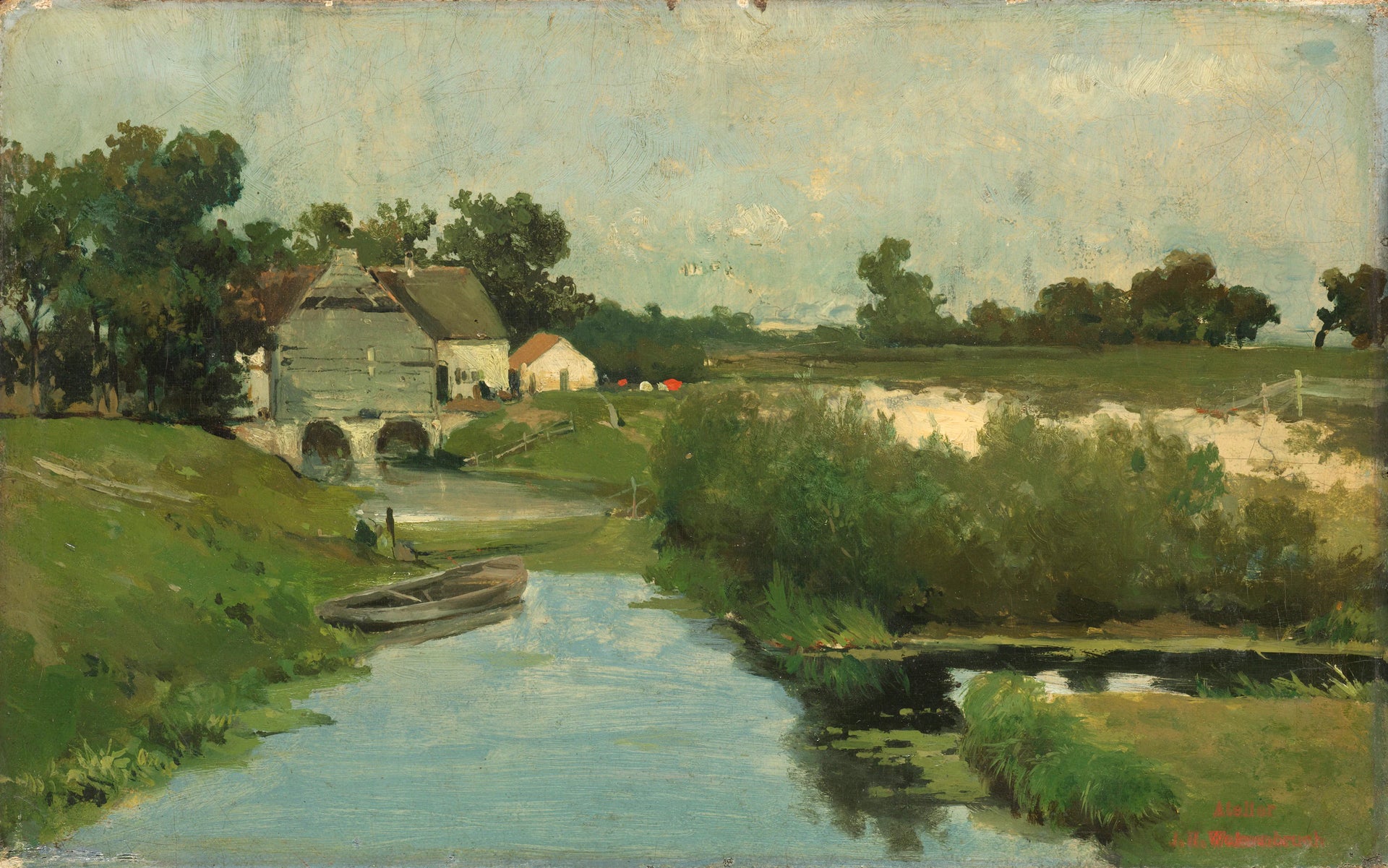 Journée d'été - Johan Hendrik Weissenbruch