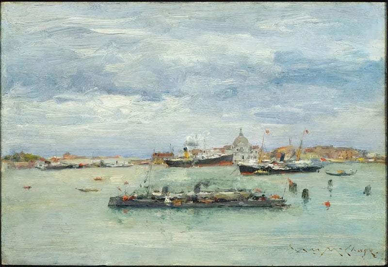 Grauer Tag über dem Lagune - William Merritt Chase
