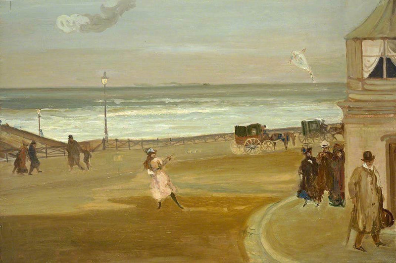 Windiger Tag in Brighton - Charles Conder