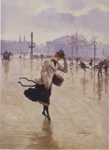 Windiger Tag, Place de la Concorde - Jean Béroud