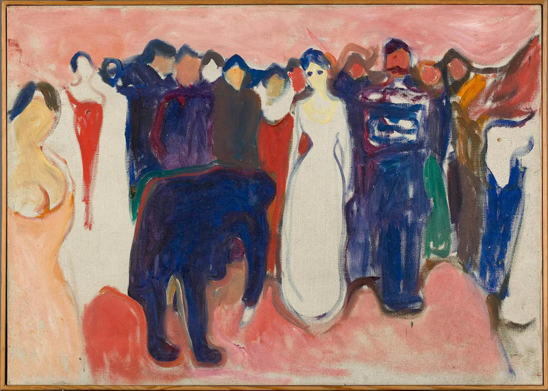Fröhliche Gesellschaft - Edvard Munch