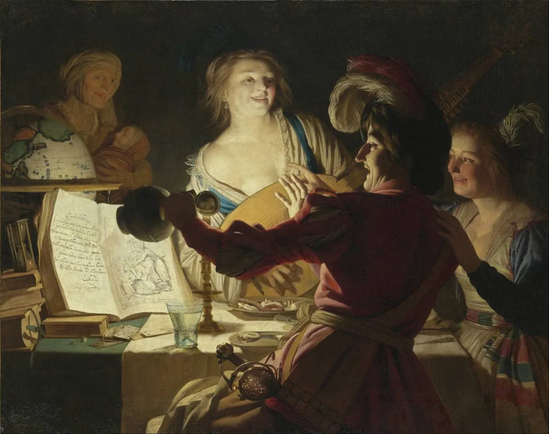 Fröhliche Gesellschaft - Gerrit van Honthorst