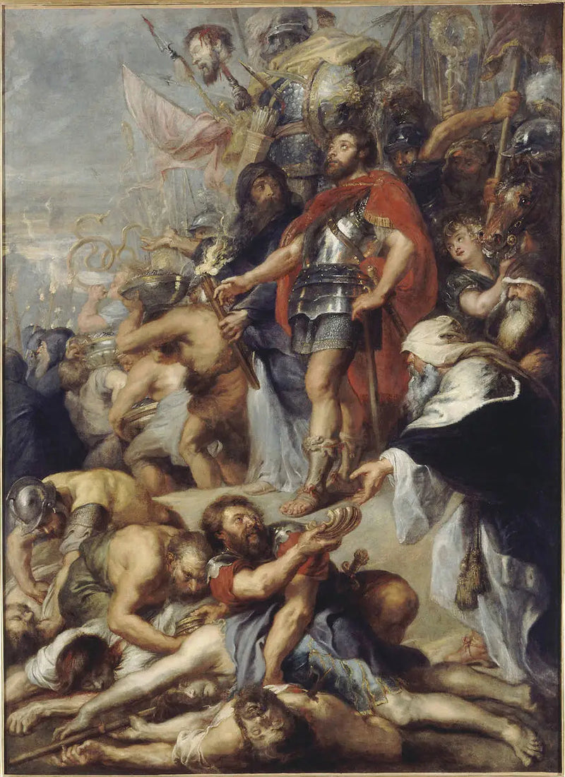 Judas Makkabäer betend für die Verstorbenen - Peter Paul Rubens