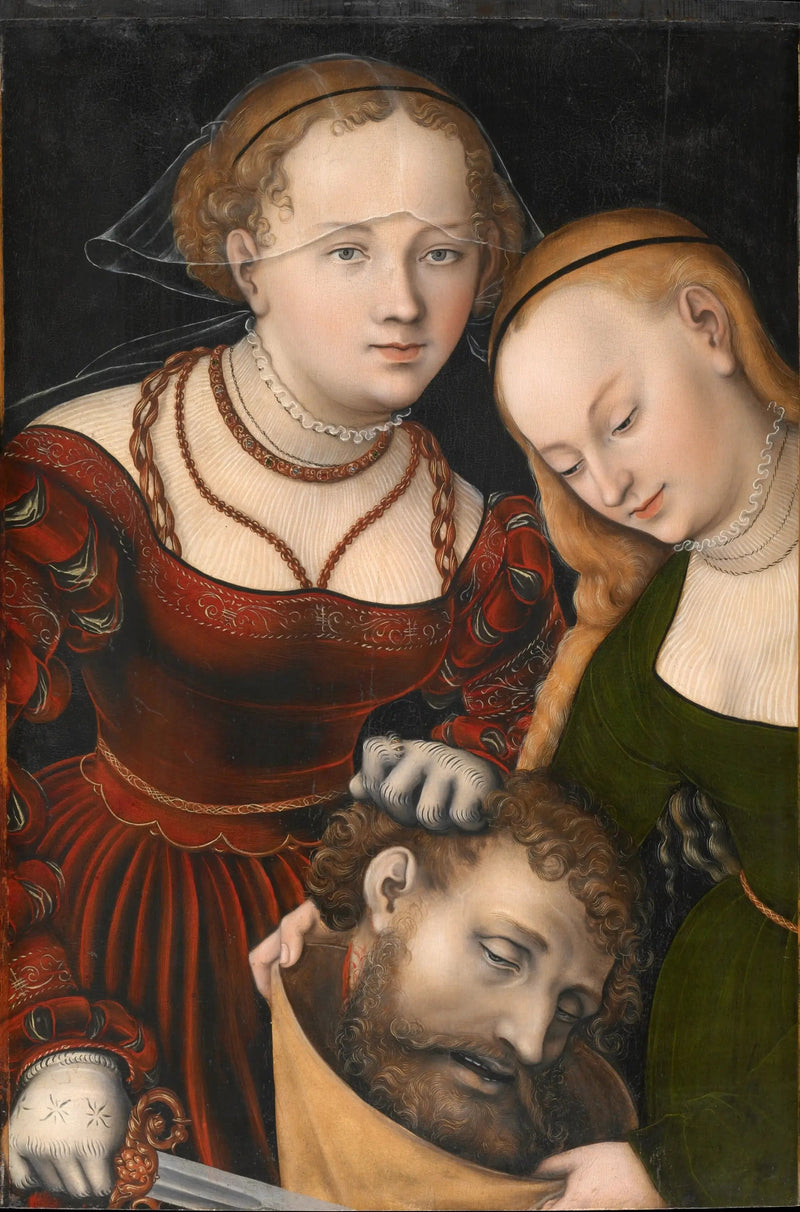 Judith mit dem Kopf des Holofernes und einem Diener - Lucas Cranach der Ältere