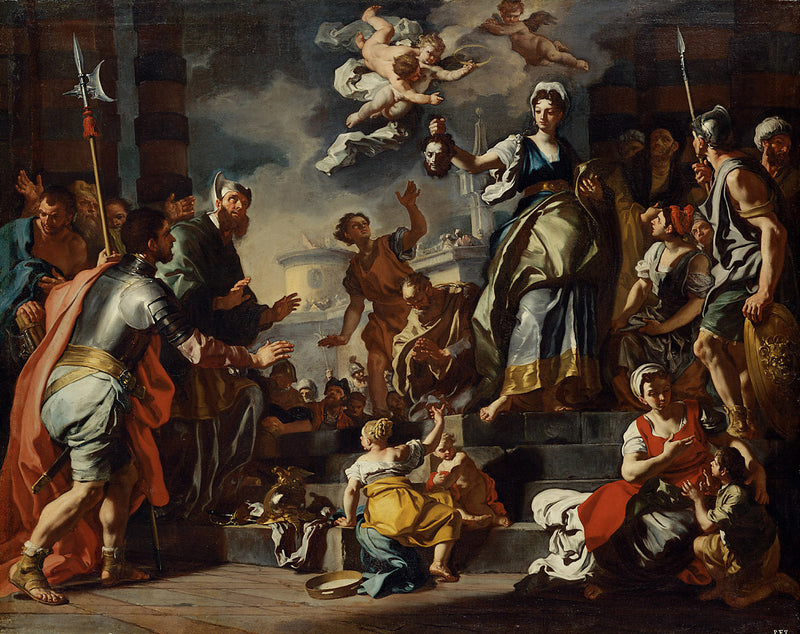 Judith mit dem Kopf von Holofernes - Francesco Solimena