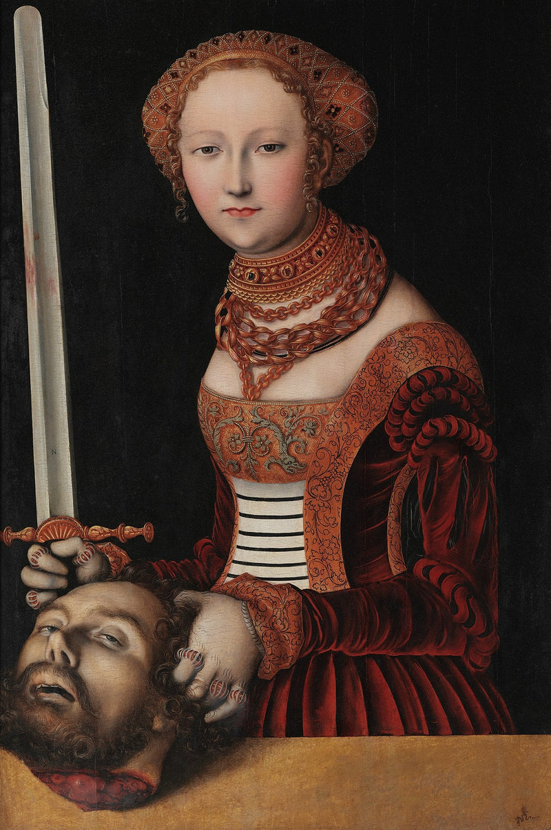 Judith mit dem Kopf von Holofernes - Lucas Cranach der Ältere