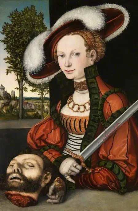 Judith mit dem Kopf des Holofernes - Lucas Cranach der Ältere