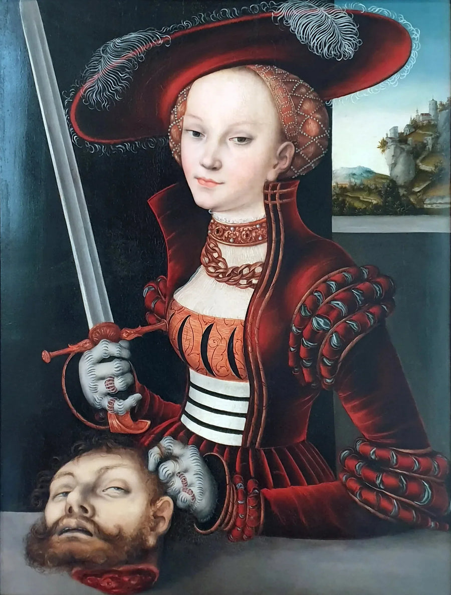 Judith mit dem Kopf des Holofernes - Lucas Cranach der Ältere