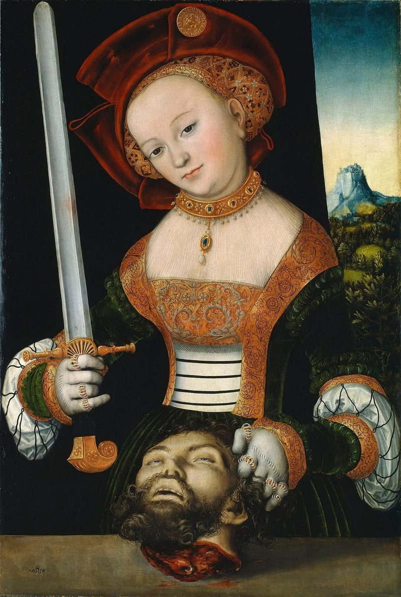 Judith mit dem Kopf von Holofernes - Lucas Cranach der Ältere