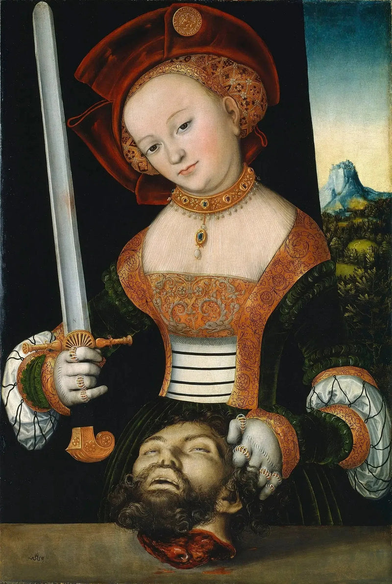 Judith mit dem Kopf von Holofernes - Lucas Cranach der Ältere