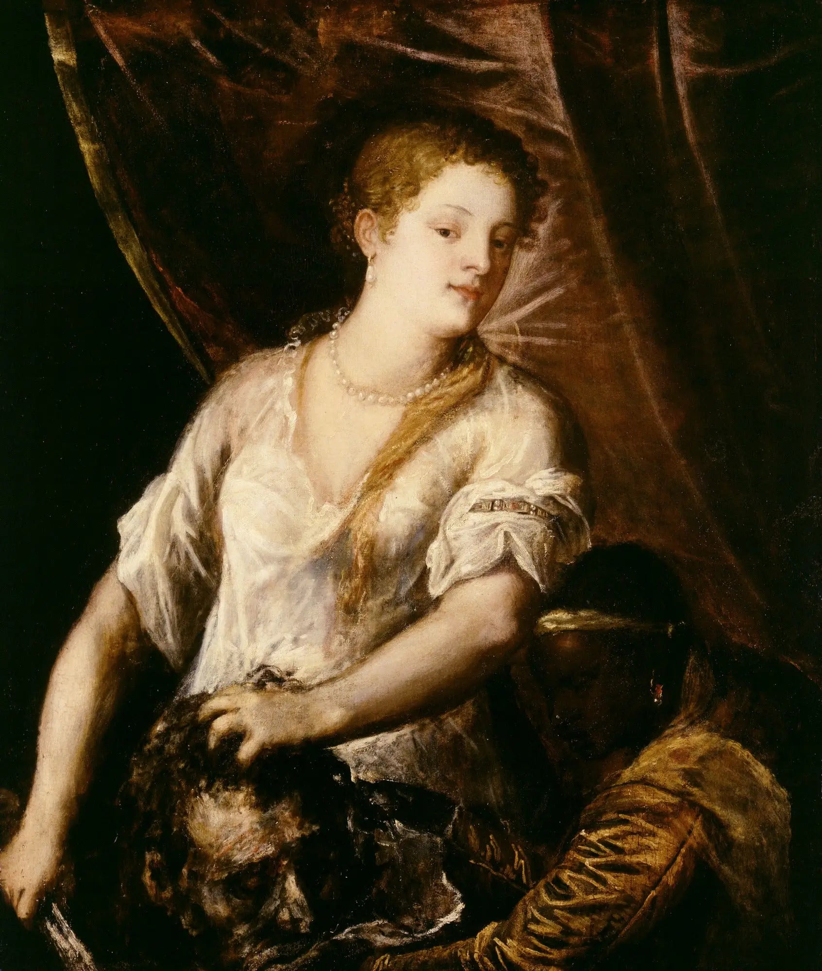 Judith avec la tête d'Holopherne - Titian image 1 copie de tableau peinte à la main