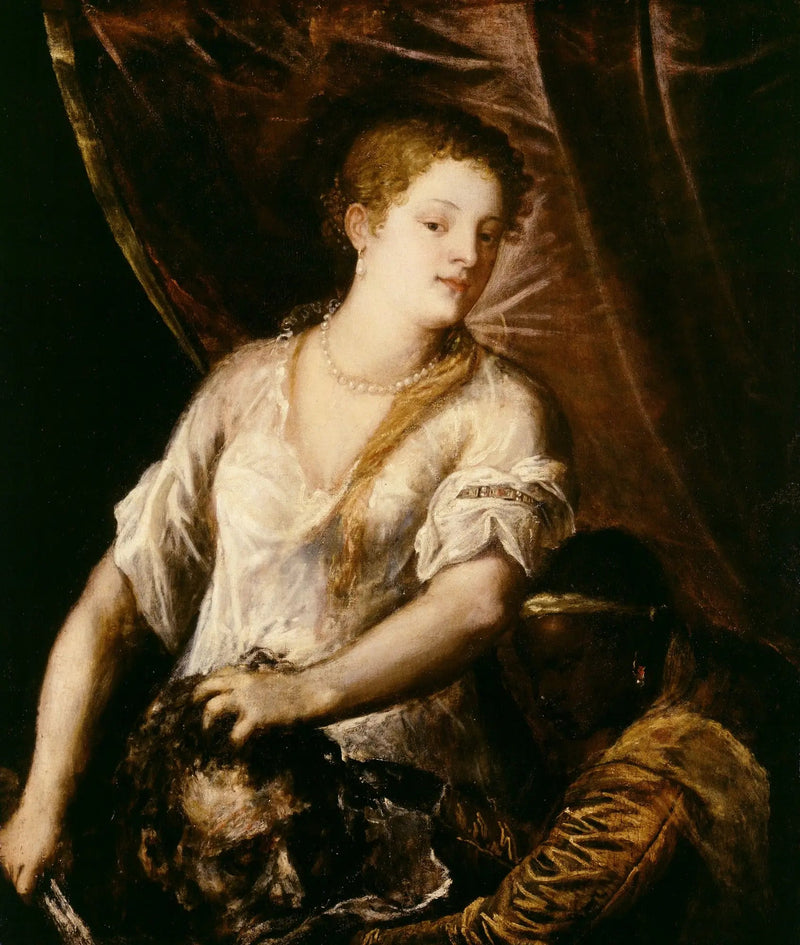 Judith mit dem Kopf von Holofernes - Titian