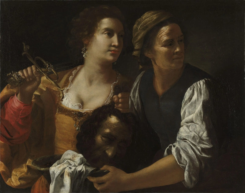 Judith und ihre Magd mit dem Kopf des Holofernes - Artemisia Gentileschi