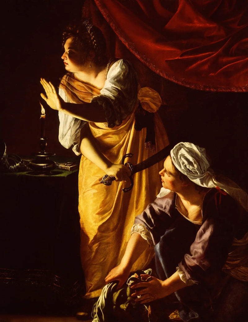 Judith und ihre Magd mit dem Kopf des Holofernes - Artemisia Gentileschi