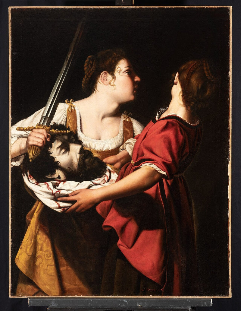 Judith und ihre Magd - Orazio Gentileschi